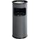 Durable Waste Basket Metal with Ashtray Round 7L Charcoal