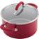 Rachael Ray Create Delicious Red Shimmer Cookware Set with lid 13 Parts