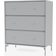 Montana Furniture Carry with Leg Fjord/Matt Chrome Chest of Drawer 69.6x82.2cm