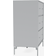 Montana Furniture Carry with Leg Fjord/Matt Chrome Chest of Drawer 69.6x82.2cm