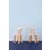 Kids Concept Stool And Table Set Light Brown