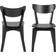 Furniture To Go Roxby Dining Chairs In Black Kitchen Chair 2pcs