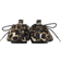 Ganni Lace-Up Ballerinas - Leopard