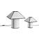 Hay Ava Pyramid Table Lamp 290 H 32 cm Paper White Bordlampe 32cm