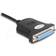DeLock USB A-DB-25 0.8m