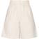 PrettyLittleThing Peachskin Longline Shorts - Stone