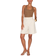 PrettyLittleThing Peachskin Longline Shorts - Stone