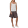 PrettyLittleThing Peachskin Longline Shorts - Charcoal