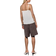 PrettyLittleThing Peachskin Longline Shorts - Charcoal