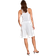 PrettyLittleThing Peachskin Longline Shorts - White
