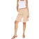 PrettyLittleThing Tailored Belted Long Shorts - Stone