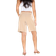 PrettyLittleThing Tailored Belted Long Shorts - Stone