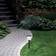 Eglo Pantete Solar Powered Black/White Bollard