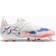 Puma Youth Future 8 Match Laceless FG/AG - White/Black/Glowing Red