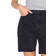 PrettyLittleThing Longline Fitted Denim Shorts - Washed Black