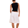 PrettyLittleThing Linen Tailored Long Shorts - White