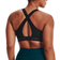 Under Armour Crossback Mid Bra Sport-BH Löpning - Black