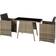 tectake Lausanne - Nature Bistro Set, 1 Table incl. 2 Chairs