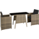 tectake Lausanne - Nature Bistro Set, 1 Table incl. 2 Chairs