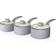 Swan Retro Grey Cookware Set with lid 3 Parts