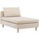 Venture Design Zero Schäslong Beige 152 x 94 cm Soffa 1-sits