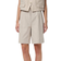 Pieces Figursydda Shorts i Linnestil och Lång Design - Beige