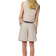 Pieces Figursydda Shorts i Linnestil och Lång Design - Beige