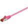 Goobay S/FTP Cat6 RJ45 - RJ45 M-M Rose 2m