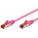 Goobay S/FTP Cat6 RJ45 - RJ45 M-M Rose 2m