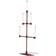 Venture Home Avoriaz Adventslysestage 92 cm Rød Vindueslampe Lysestage