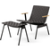 &Tradition Ville AV45 With Armrests Warm Black Lounge Chair