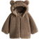 H&M Hooded Pile Jacket - Dark Beige (1241853001)