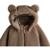 H&M Hooded Pile Jacket - Dark Beige (1241853001)