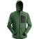 Snickers Workwear 8041 Fleece Hoodie - Green/Black