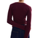 H&M Ribbed Top - Burgundy