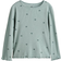 H&M Pige Langærmet Top I Jersey - Grøn/Hjerter