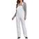 Dickies Women's Relaxed Fit Bib Overalls White