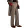 H&M Tailored Trousers - Mole/Checked
