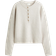 H&M Sweater with Short Button Placket - Light Beige Melange