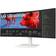 LG UltraWide 38BR85QC-W Monitor 3840 x 1600 HDMI DisplayPort USB-C Dockingskærm