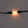 Konstsmide Flagstangslys Amber 6m 100 LED 600 cm Sort Lyskæde
