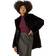 Roman Faux Fur Longline Coat - Black