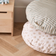 Kids Concept Gulvpude 60 cm Rund - Blå/Hvid