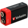 Verbatim 9V Alkaline Battery Compatible Black