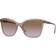 Vogue Eyewear Gennemsigtige Karamel Solbriller Med Lilla Linser - Beige