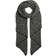 Pieces Pyron Long Scarf - Black/White Cap Grey
