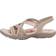 Skechers Womens Reggae Slim Simply Stretch Sandals Natural Grey