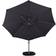 Venture Design Leeds Parasol - Black 350cm