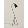 GUBI Gräshoppa Black Glossy Floor Lamp 125.3cm