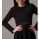 Calvin Klein Flared Punto Logo Dress - Black (IG0IG02666-BEH)